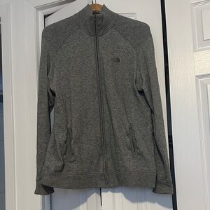 The North Face Men's Gray Zip-Up Sweater